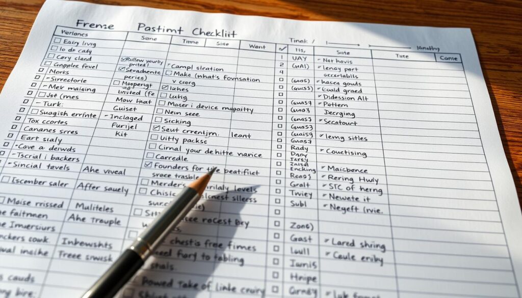 Umzugsplanung Checkliste