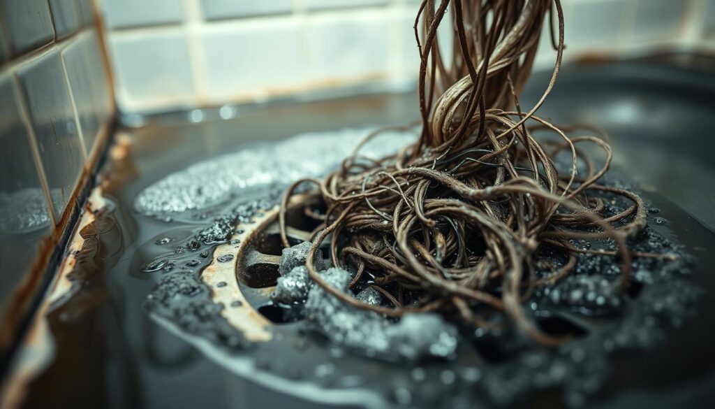 Ursachen verstopfter Abfluss mit Haaren und Ablagerungen Ursachen verstopfter Abfluss mit Haaren und Ablagerungen